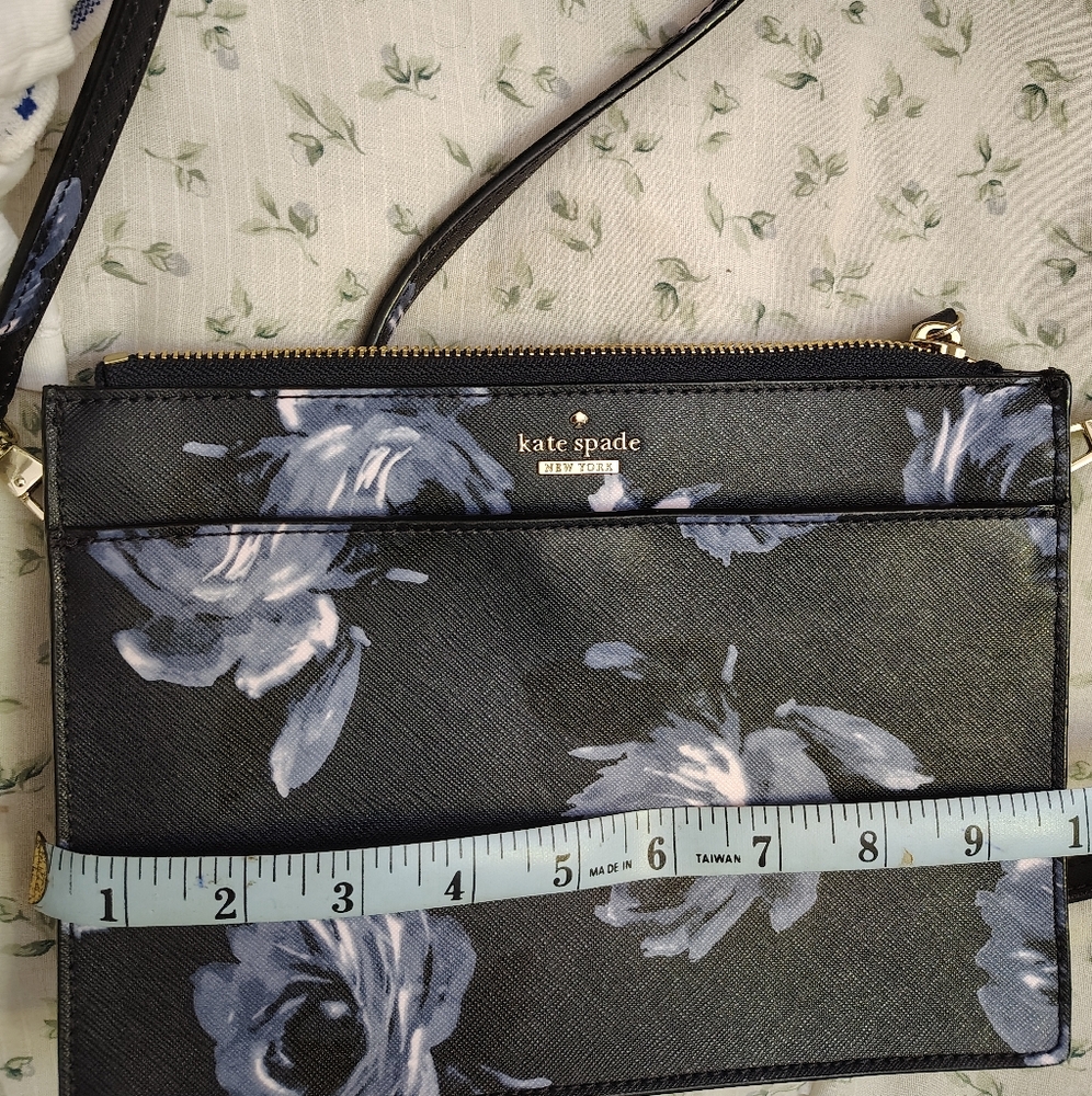 Kate Spade Black Floral Cameron Street Crossbody Bag - Picture 4 of 7